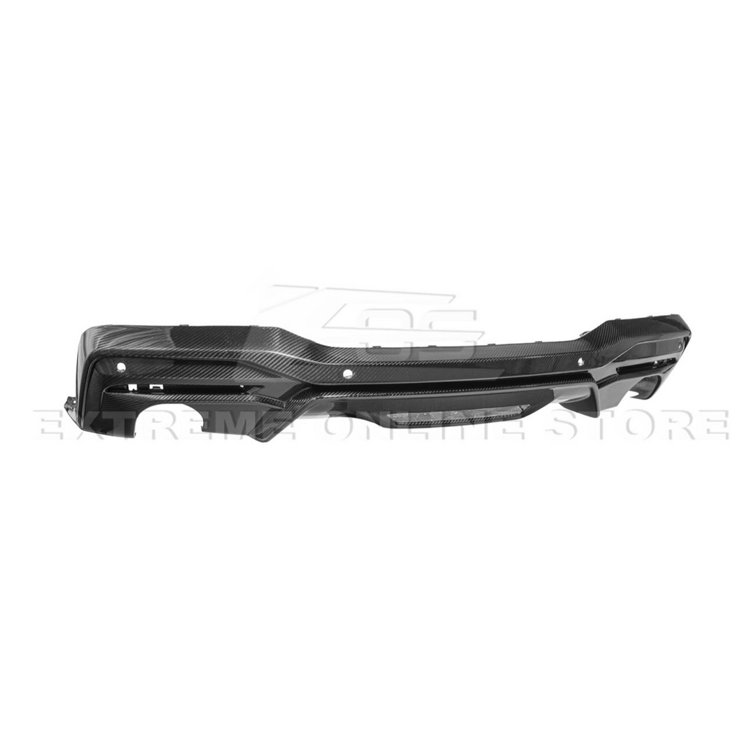 2024+ Ford Mustang GT Style Dry Carbon Fiber Rear Bumper Diffuser