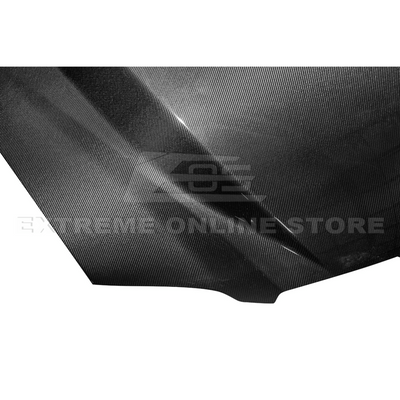 2008-09 Pontiac G8 CARBON FIBER Replacement Front Bumper Cowl Hood Cover
