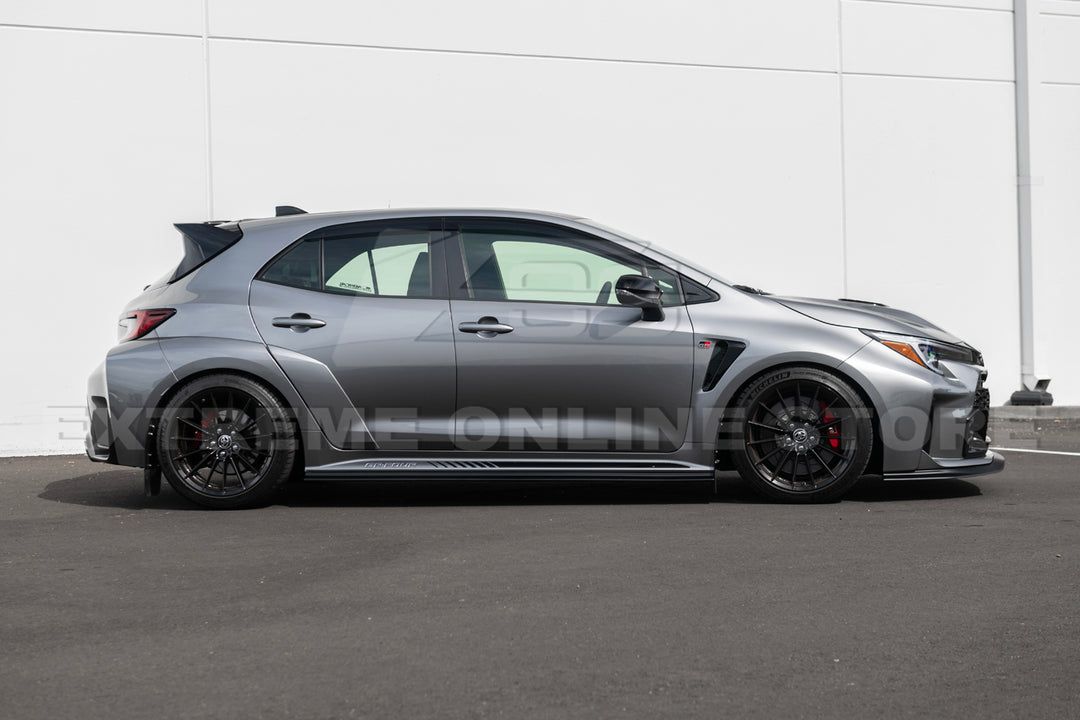 2023-24 GR Corolla Carbon Fiber Front Lip &amp; Side Skirts