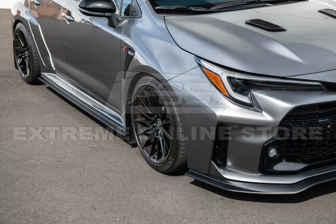 2023-24 GR Corolla Carbon Fiber Front Lip &amp; Side Skirts