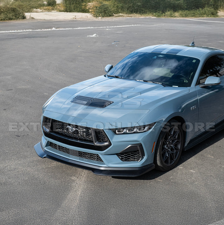 2024+ Ford Mustang DRY CARBON FIBER Front Hood Vent