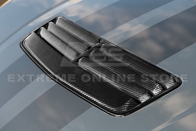 2024-Up Ford Mustang Carbon Fiber Front Upper Hood Vent Insert Cover
