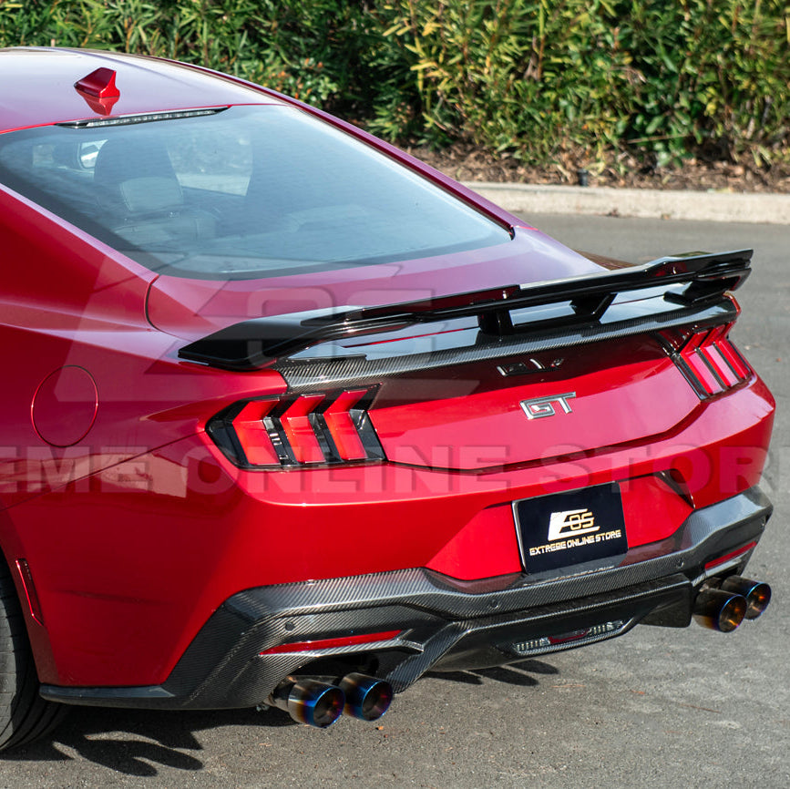 2024-Up Ford Mustang Dark Horse Rear Trunk Wing Gurney Flap Spoiler