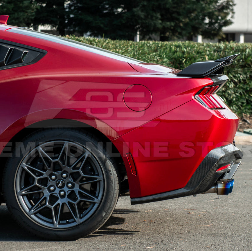 2024-Up Ford Mustang Dark Horse Rear Trunk Wing Gurney Flap Spoiler