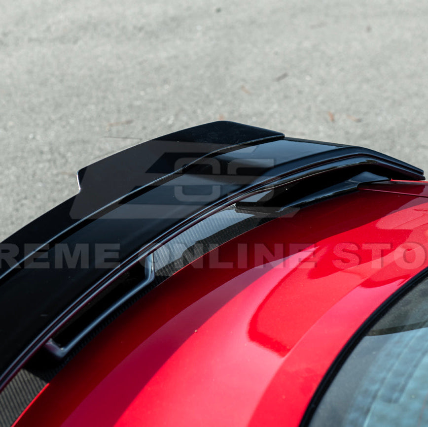 2024-Up Ford Mustang Dark Horse Rear Trunk Wing Gurney Flap Spoiler