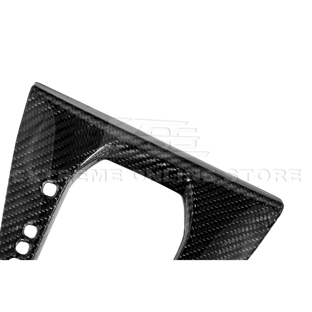 2024-Up Mustang DRY CARBON FIBER Gear Shift Panel Cover