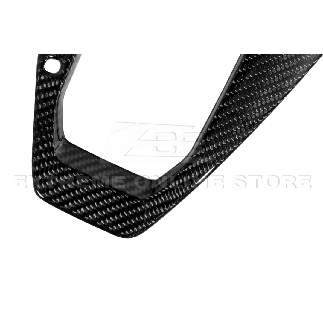 2024-Up Mustang DRY CARBON FIBER Gear Shift Panel Cover
