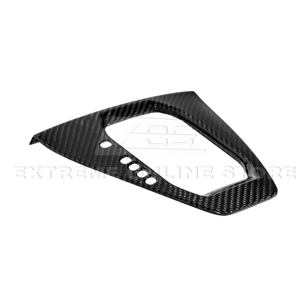 2024-Up Mustang DRY CARBON FIBER Gear Shift Panel Cover