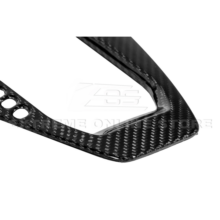 2024-Up Mustang DRY CARBON FIBER Gear Shift Panel Cover