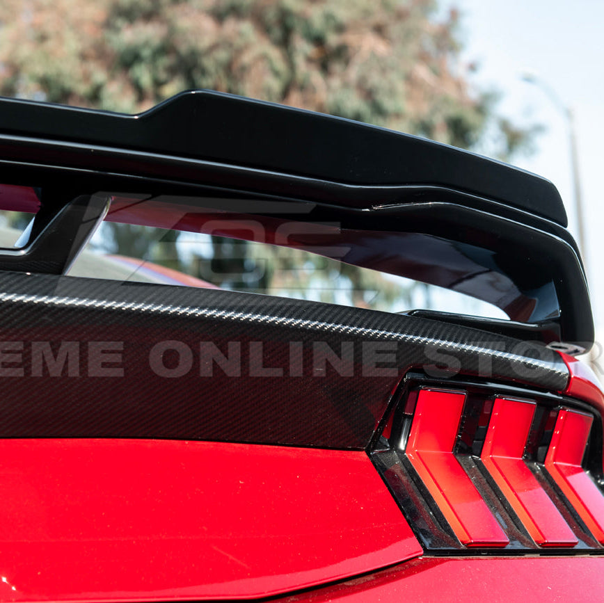 2024-Up Ford Mustang Dark Horse Rear Trunk Wing Gurney Flap Spoiler