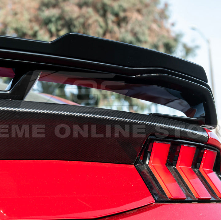 2024-Up Ford Mustang Dark Horse Rear Trunk Wing Gurney Flap Spoiler