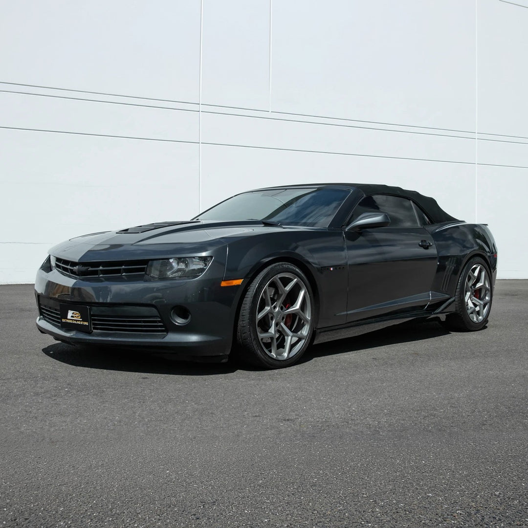 2010-2015 Camaro LT LS SS Performance Track GLOSSY BLACK Side Skirts Rocker Panel
