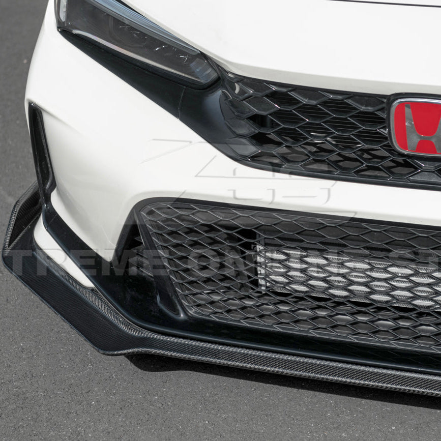 2023+ Honda Civic FL5 Type-R Carbon Fiber Front Lip Splitter