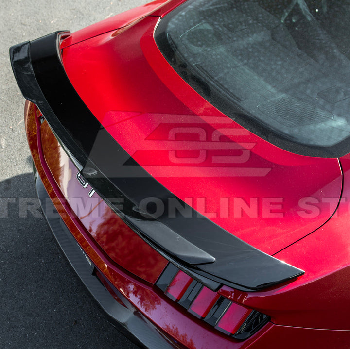 2024-Up Ford Mustang Dark Horse Rear Trunk Wing Gurney Flap Spoiler