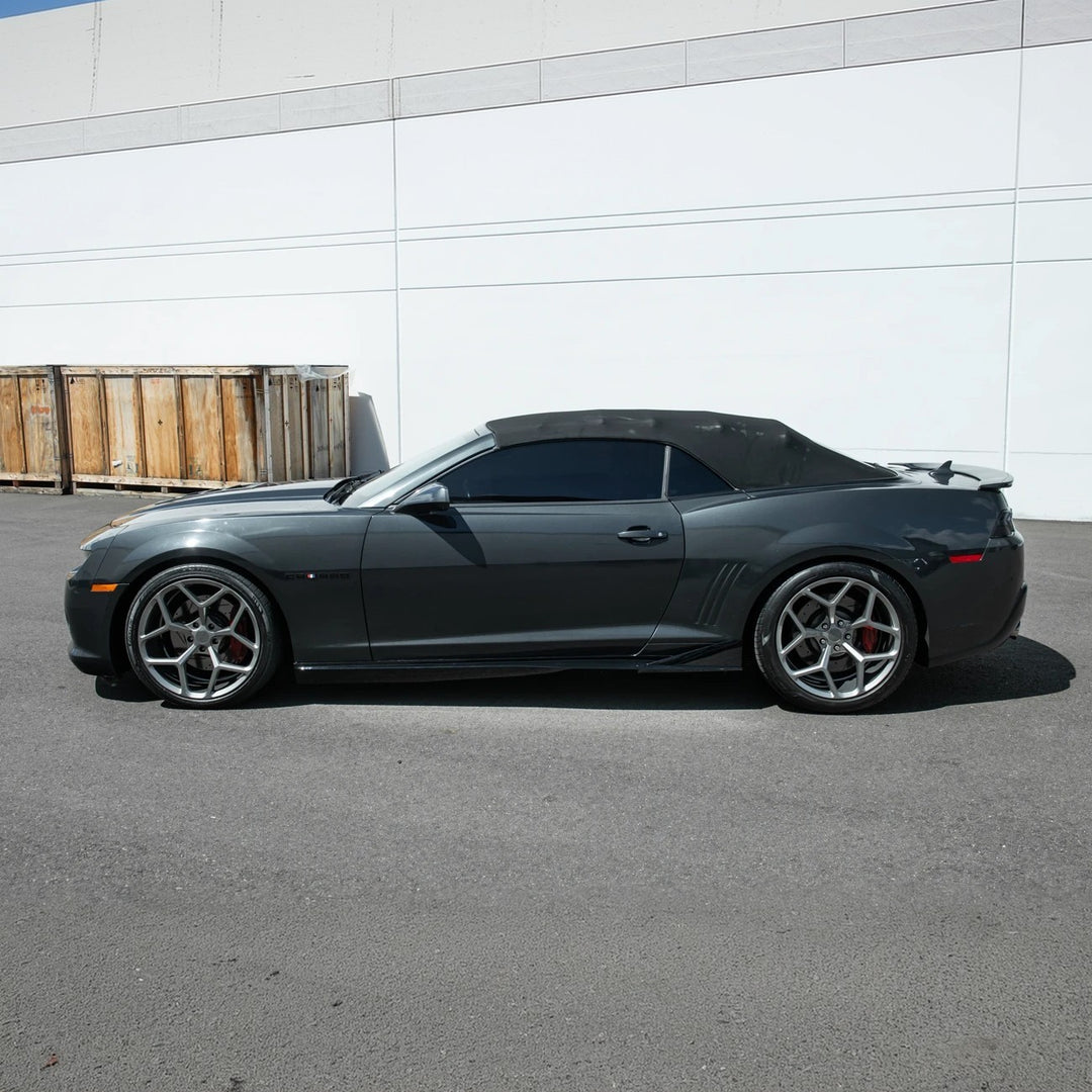 2010-2015 Camaro LT LS SS Performance Track GLOSSY BLACK Side Skirts Rocker Panel