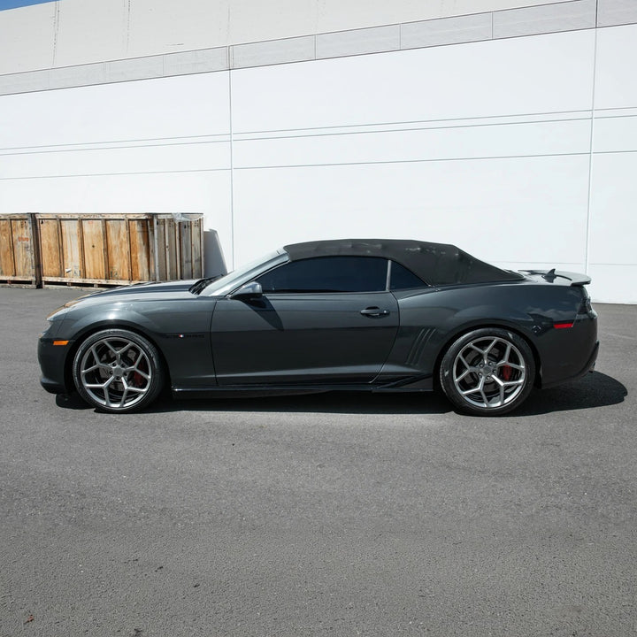2010-2015 Camaro LT LS SS Performance Track GLOSSY BLACK Side Skirts Rocker Panel