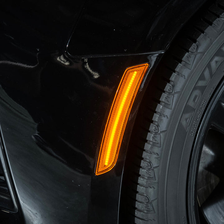 2016-24 Chevrolet Camaro | Front Bumper Amber LED Side Marker Lights