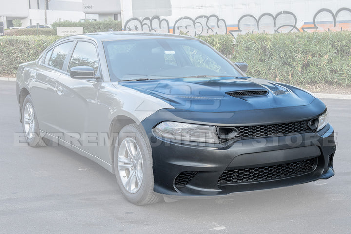 2015-Up Dodge Charger SRT Hellcat Conversion Bumper Kit &amp; Hood Cover