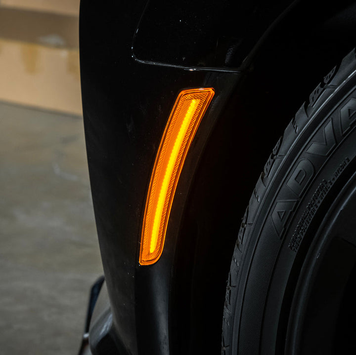 2016-24 Chevrolet Camaro | Front Bumper Amber LED Side Marker Lights