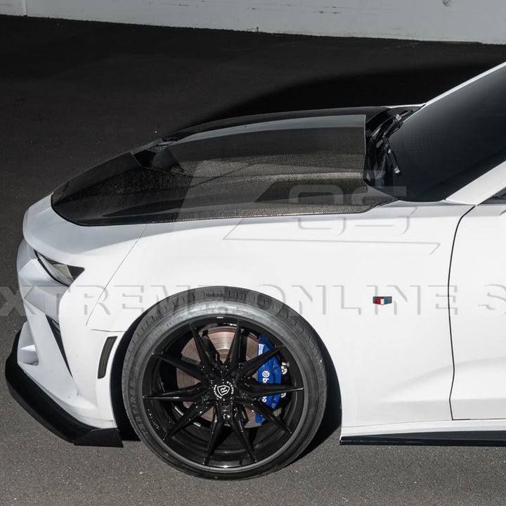 2016-Up Camaro SS | T6 Style Front Lip Splitter w/ Side End Cap