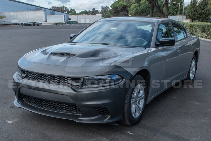 2015-Up Dodge Charger SRT Hellcat Conversion Bumper Kit &amp; Hood Cover