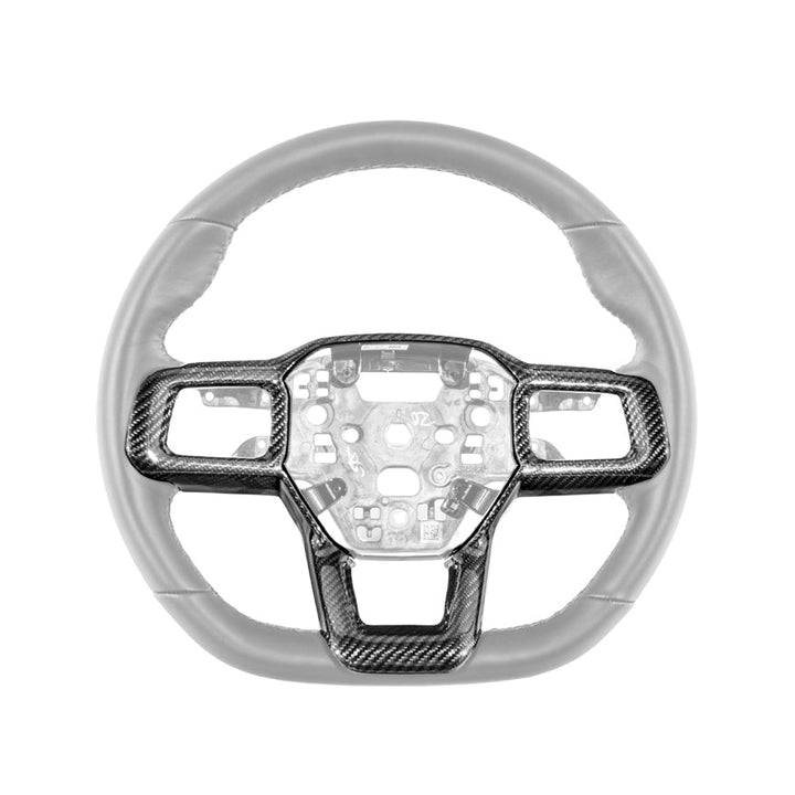 2024-Up Ford Mustang | CARBON FIBER Tape On Steering Wheel Trim Full Cover
