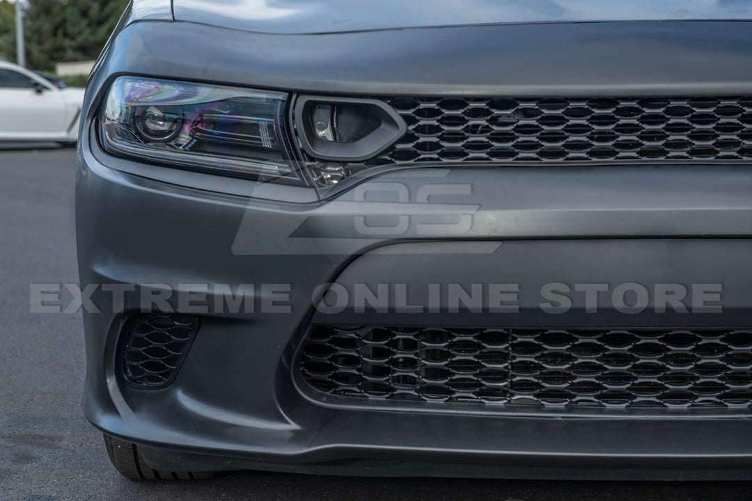 2015-Up Dodge Charger SRT Hellcat Conversion Bumper Kit &amp; Hood Cover
