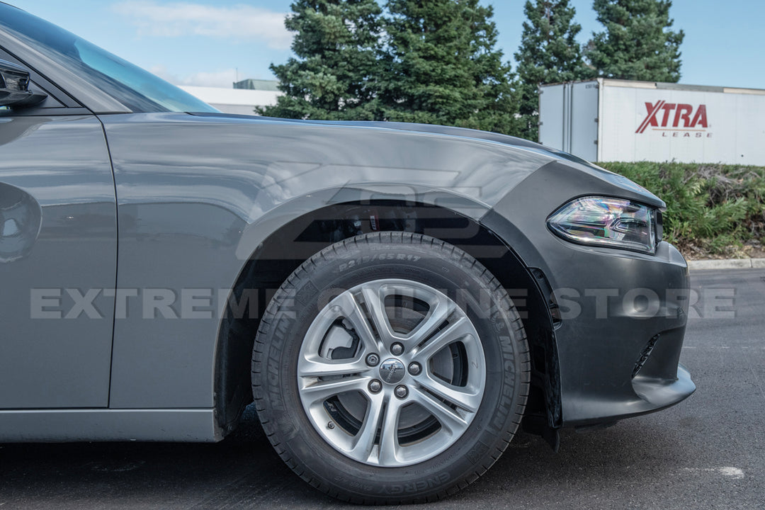 2015-Up Dodge Charger SRT Hellcat Conversion Bumper Kit &amp; Hood Cover