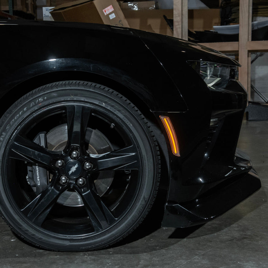 2016-24 Chevrolet Camaro | Front Bumper Amber LED Side Marker Lights
