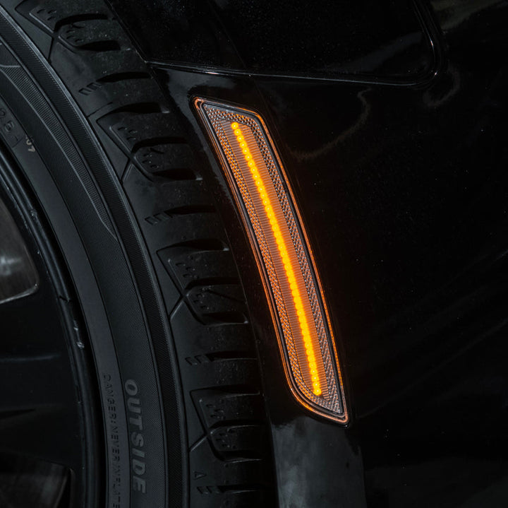 2016-24 Chevrolet Camaro | Front Bumper Amber LED Side Marker Lights