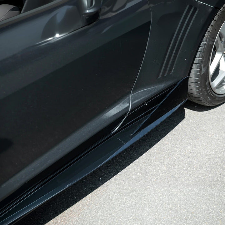 2010-2015 Camaro LT LS SS Performance Track GLOSSY BLACK Side Skirts Rocker Panel
