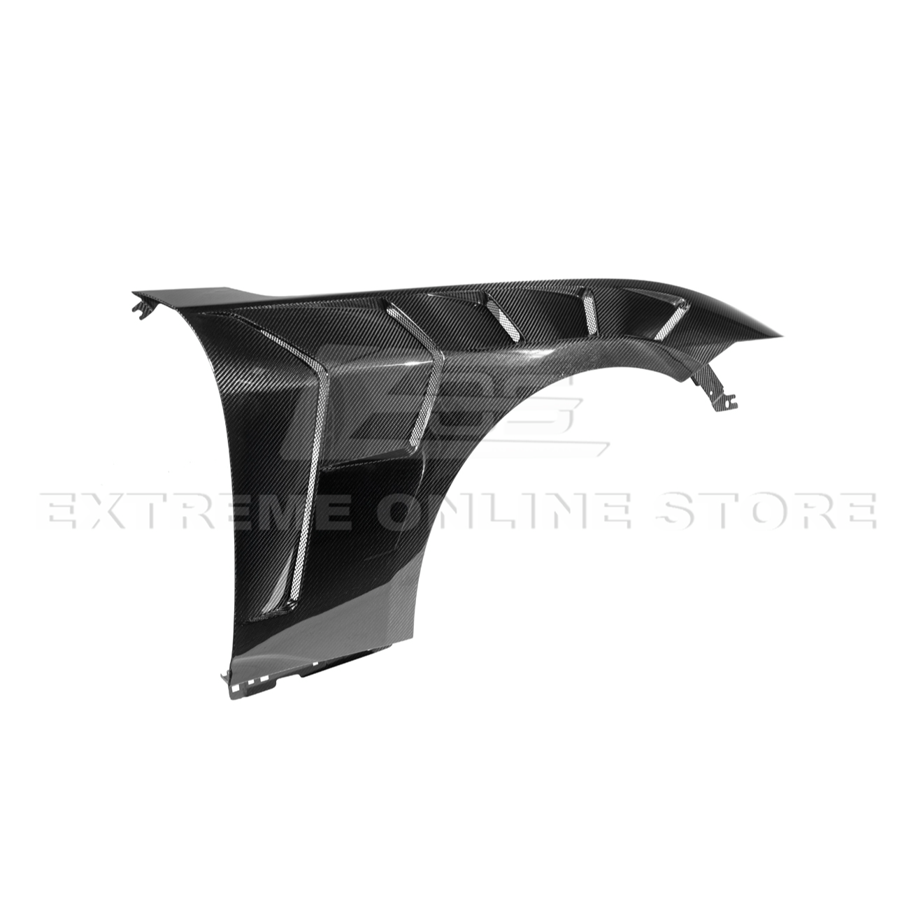 2024-Up Ford Mustang S650 GTD Style Carbon Fiber Front Side Vented Fenders