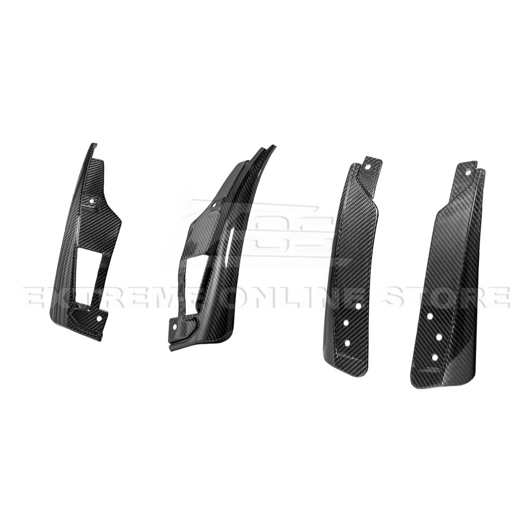 2024+ Ford Mustang Dry Carbon Fiber Mud Flap