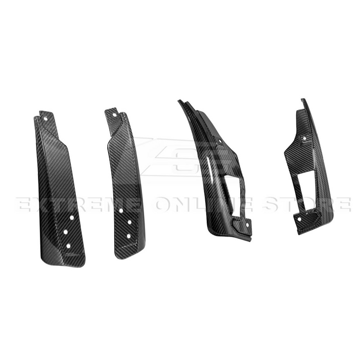 2024+ Ford Mustang Dry Carbon Fiber Mud Flap