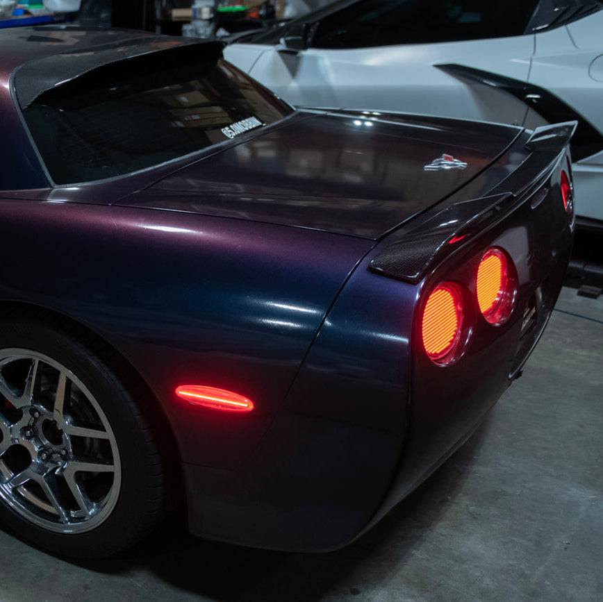 Corvette C5 | Rear Bumper Red LED Side Marker Lights