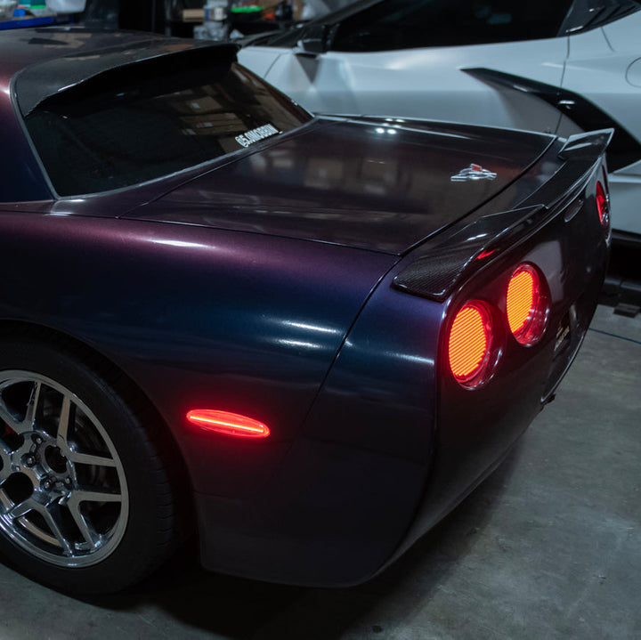 Corvette C5 | Rear Bumper Red LED Side Marker Lights