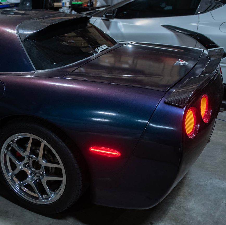 Corvette C5 | Rear Bumper Red LED Side Marker Lights