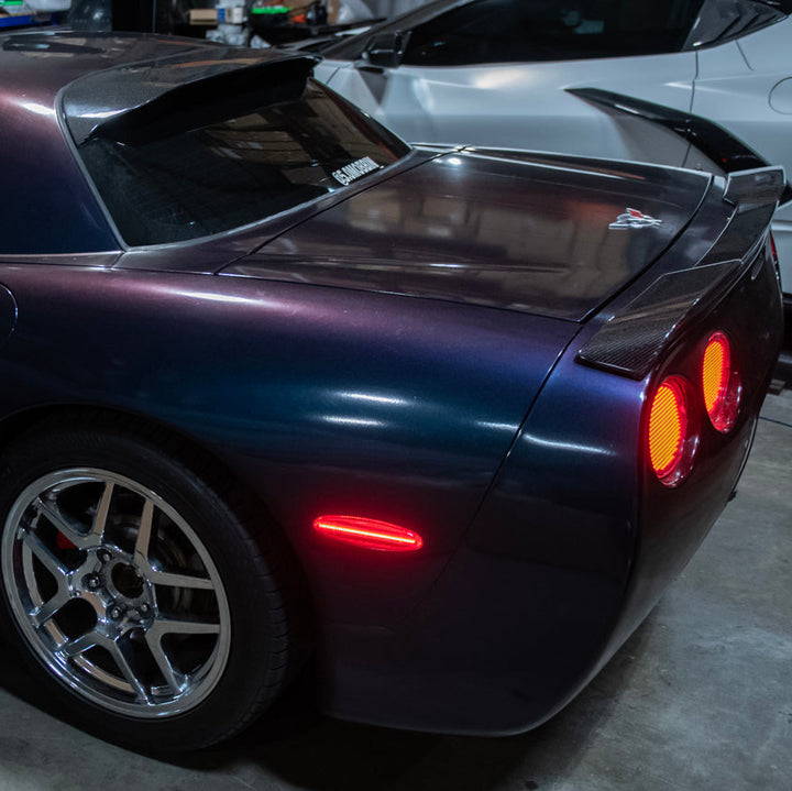Corvette C5 | Rear Bumper Red LED Side Marker Lights