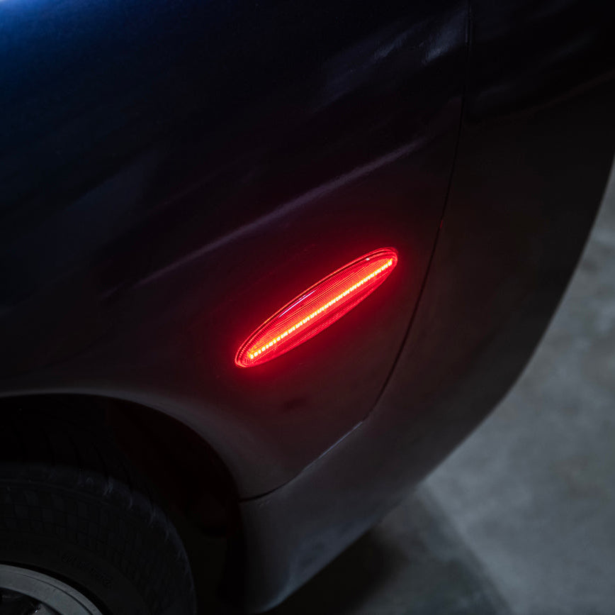 Corvette C5 | Rear Bumper Red LED Side Marker Lights