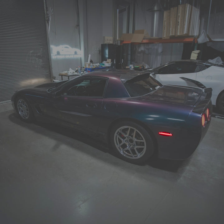 Corvette C5 | Rear Bumper Red LED Side Marker Lights