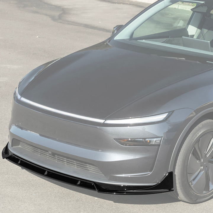 2025-Up Tesla Model Y Track Style 4 Pcs Front Bumper Lip Splitter