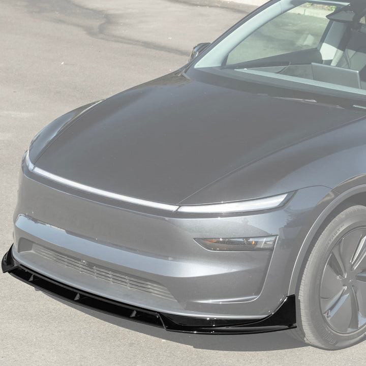 2025-Up Tesla Model Y Track Style 4 Pcs Front Bumper Lip Splitter