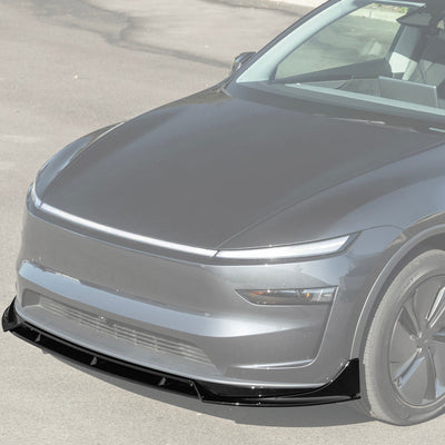 2025-Up Tesla Model Y Track Style 4 Pcs Front Bumper Lip Splitter