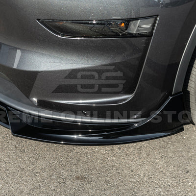 2025-Up Tesla Model Y Track Style Front Lip Side Skirts Kit