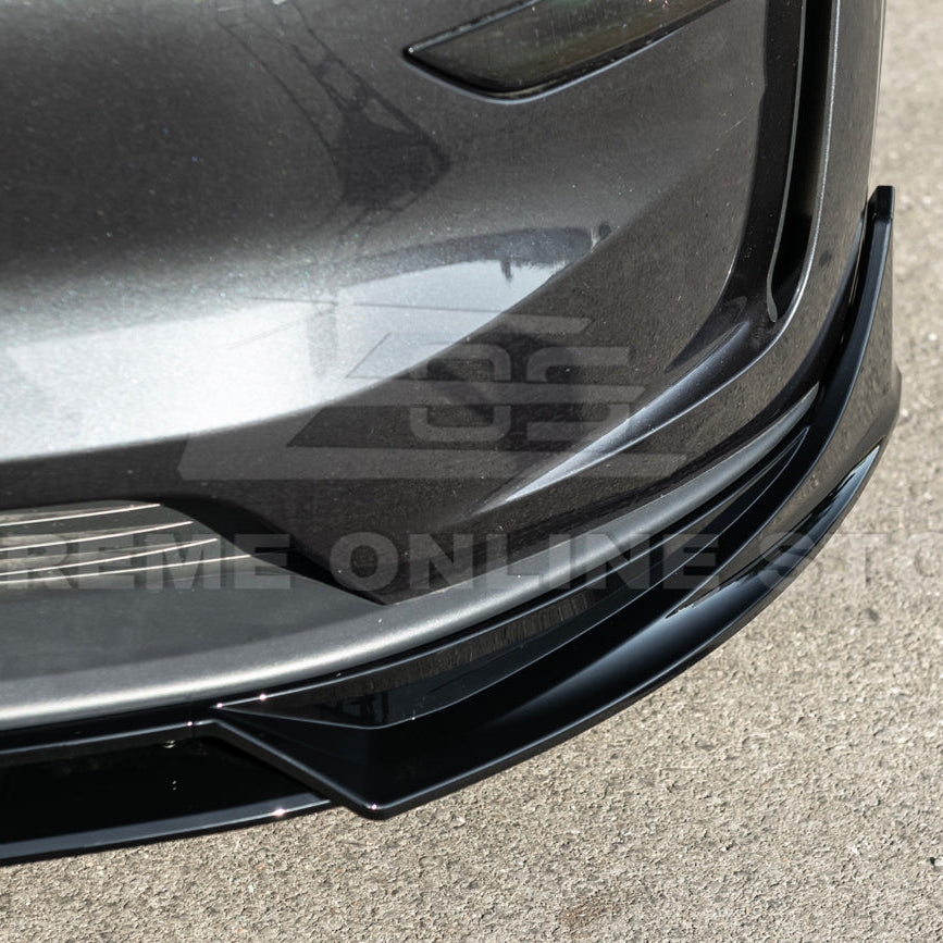 2025-Up Tesla Model Y Track Style Front Lip Side Skirts Kit