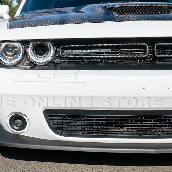 2015-23 Dodge Challenger Front Bumper Grille Trim Insert Overlay