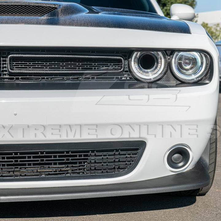 2015-23 Dodge Challenger Headlight Cover w/ Front Grille Insert
