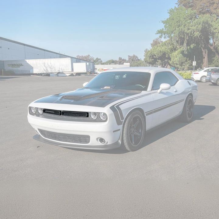 2015-23 Dodge Challenger Front Bumper Grille Trim Insert Overlay