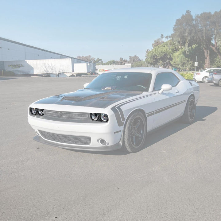 2015-23 Dodge Challenger Front Headlight Trim Cover Overlay