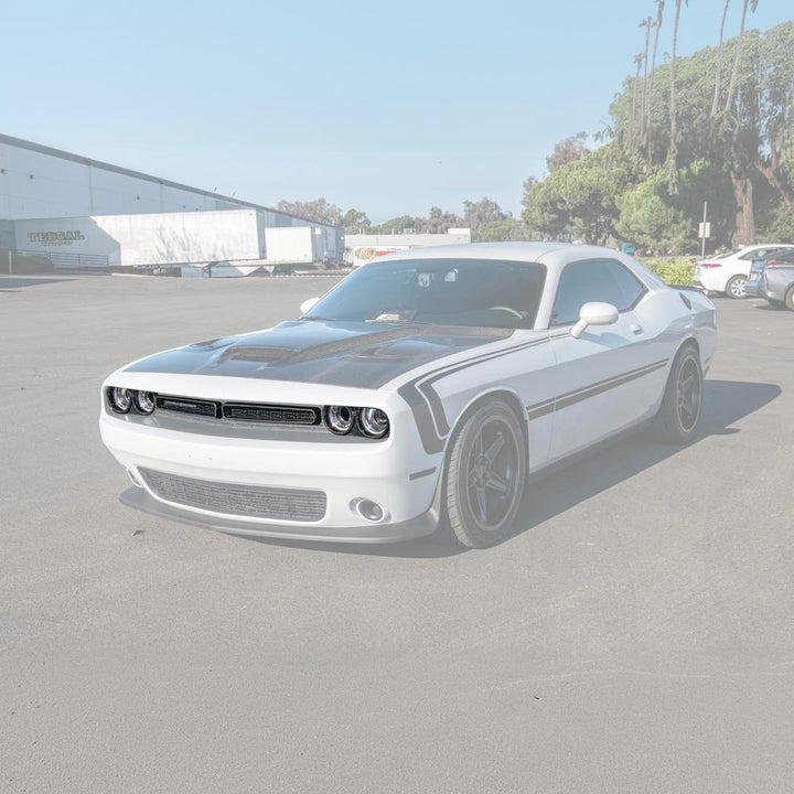 2015-23 Dodge Challenger Headlight Cover w/ Front Grille Insert